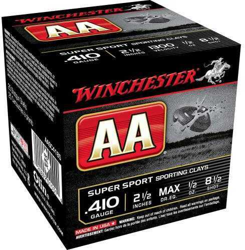 410 Gauge 2-1/2" Lead 8 1/2 oz 25 Rounds Winchester Shotgun Ammunition