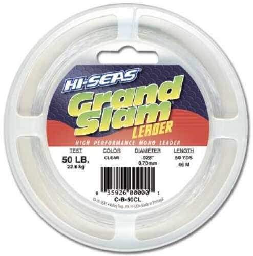 Hi-Seas Grand Slam Leader Clear 80# 50Yd Bracelet Md#: Cb80Cl