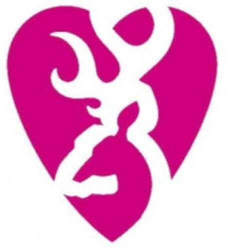 Browning Decal Heartbreaker 5" Pink