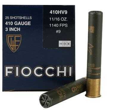 410 Gauge 3" Lead #9  11/16 oz 25 Rounds Fiocchi Shotgun Ammunition