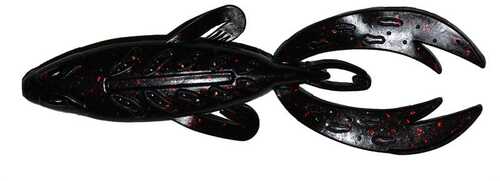 4" ROJAS FIGHT FROG BLK/WTM RD 25PK