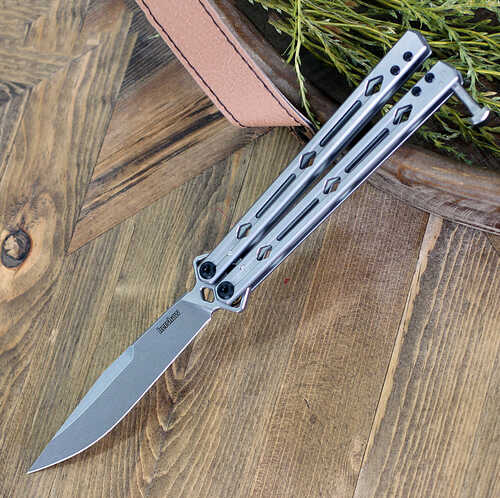 Kershaw Lucha Blackwash Butterfly Knife 4.6"