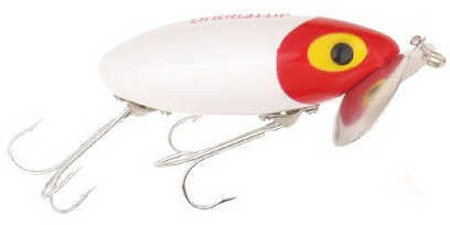 Arbogast Jitterbug 3/8 2.5" Red Head Md: G600