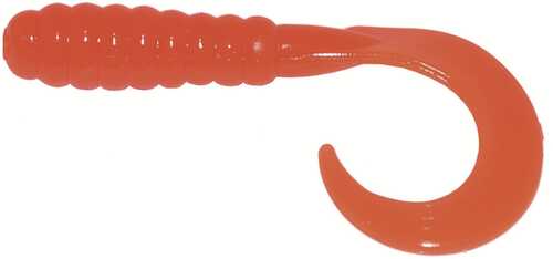 BB 2" CURL TAIL GRUB ORANGE 10 PK