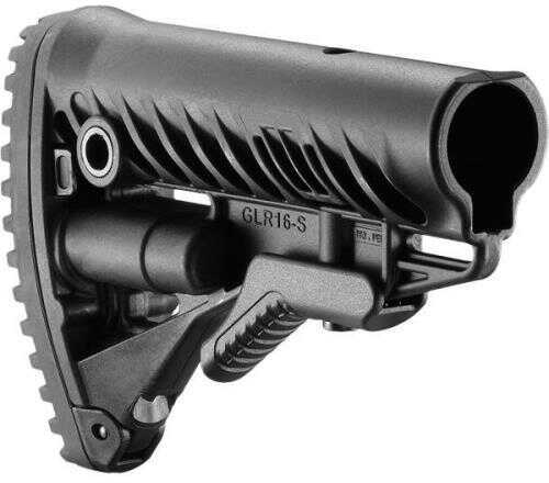 Mako Group M4/AR-15 Stock w/ Battery Storage and Rubber Buttpad -Black