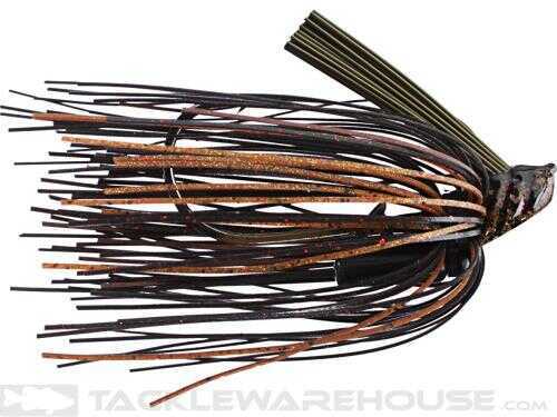 V&M Adrenaline Flip Jig 1/2 Black Brown Amber