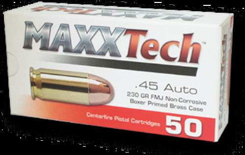 45 ACP 230 Grain Full Metal Jacket 50 Rounds TULA Ammunition