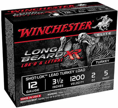 12 Gauge 3-1/2" Lead #5  2-1/8oz 10 Rounds Winchester Shotgun Ammunition