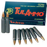223 Rem 55 Grain Full Metal Jacket 20 Rounds TULA Ammunition 223 Remington