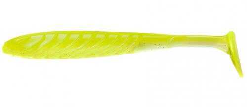 Yum Pulse 4" Chartreuse Clear Shad