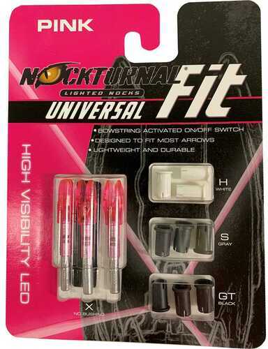 Nockturnal FIT Universal System Pink 3 pk. Model: NT-312