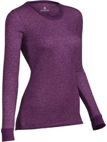 Indera Women's Performance Rib Knit Thermal Top Print Medium Model: 4500LS-PR-MD