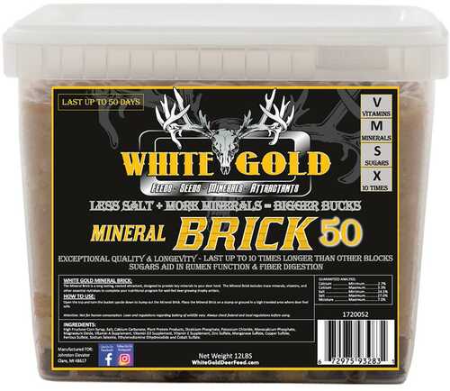 White Gold Mineral Brick 50 12 lbs.