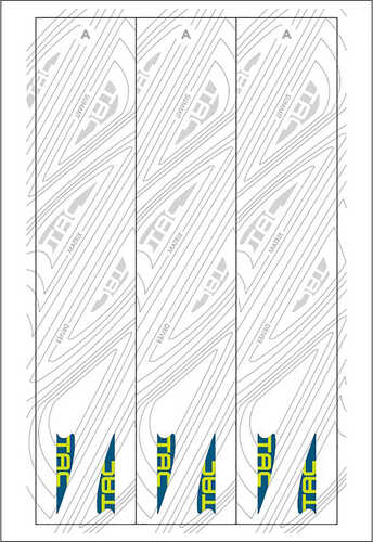 TAC Vanes Arrow Specific Wraps White Size A 3.625 13 pk.