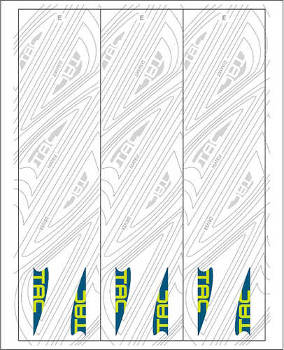 TAC Vanes Arrow Specific Wraps White Size E 4.675 13 pk.