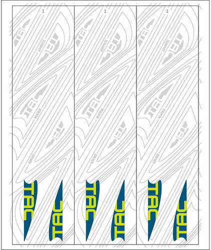 TAC Vanes Arrow Specific Wraps White Size I 5.5 13 pk.