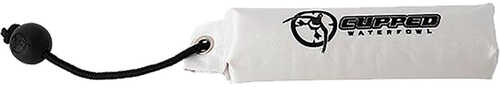 Cupped Canvas Dog Dummy White and Black