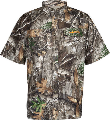 Habit Hatcher Pass Camo Guide Short Sleeve Shirt Realtree Edge 2X-Large