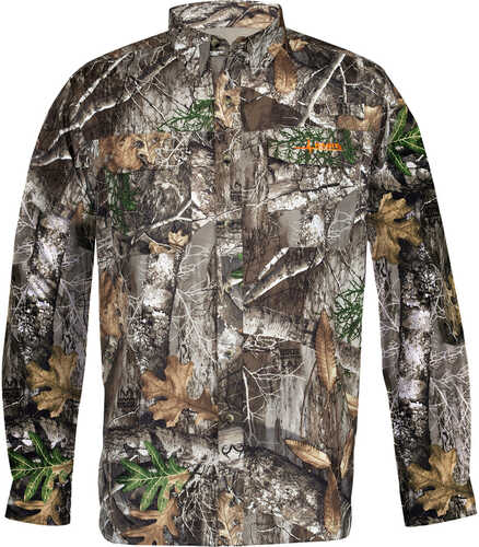 Habit Hatcher Pass Camo Guide Long Sleeve Shirt Realtree Edge Medium