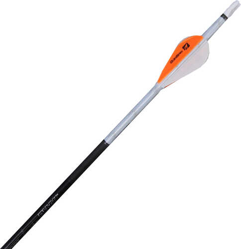 NAP Quikfletch QuickSpin Fletch Rap White and Orange 4 in.