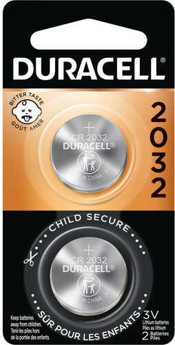 Duracell Lithium Coin Battery 2032 2 pk.