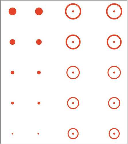 Gunstar Precision Target Reticle Set Orange Model: 1402698