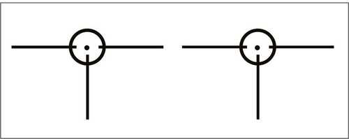 Gunstar Tactical 3D 1 Reticle Black