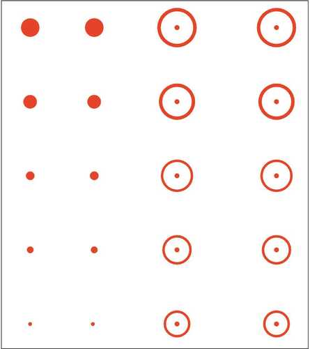 Gunstar Pro Series Precision Reticle Set Orange