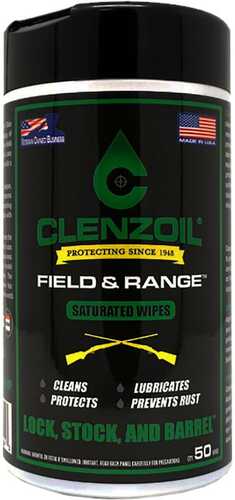 Clenzoil Field & Range Solution Saturated Wipes 50 ct.