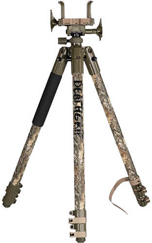 Bog Pod DEATHGRIP CLAMPING Tripod Aluminum Realtree Camo