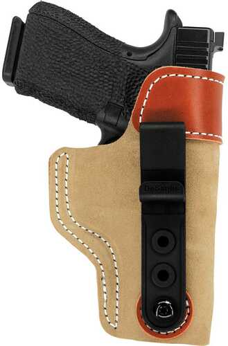 Desantis Gunhide 106NAR7Z0 Sof-Tuck IWB Colt Mustang Saddle Leather/Suede Tan