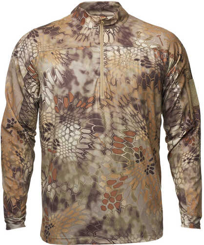 Kryptek Valhalla 2 Long Sleeve Zip Shirt Highlander Large