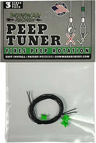 Bowmar Peep Tuner Green