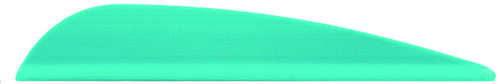 AAE Elite Plastifletch Vanes Teal 3.875 in. 100 pk.