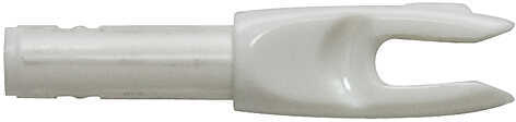 Easton G Nock Small Groove White 12 pk. Model: 870329