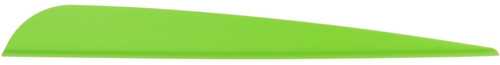 AAE Elite Plastifletch Vanes Bright Green 4.75 in. 100 pk. Model: EPA50BG100