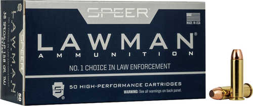 Speer Lawman Pistol Ammo 38 Spl. 158 gr. TMJ 50 rd. Model: 53750