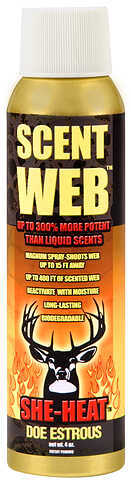 HME Scent Web She-Heat Aerosol Spray Doe Estrous 5 Ounces Md: HMESWSHEHEAT