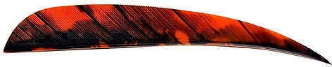 AMG Camo Feathers Parabolic 4 RW Orange 100/Pk