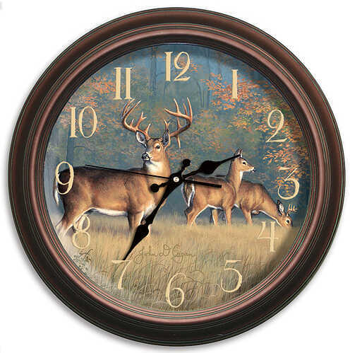 Reflective Art Autumn Glory Clock 16''