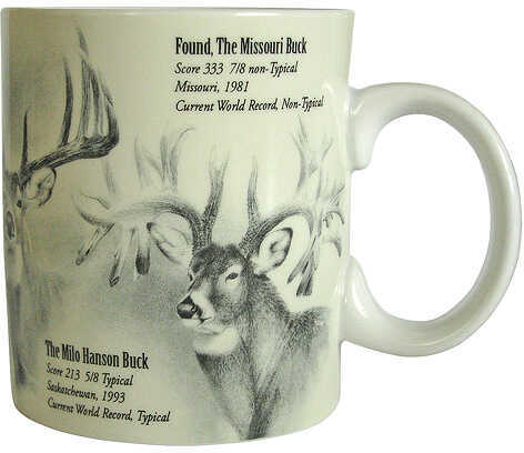 Reflective Art Wildlife Mugs - World Record Whitetails 16Oz.