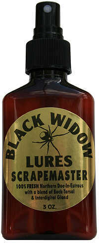 Black Widow Deer LURES Northern SCRAPEMASTER 3 Oz