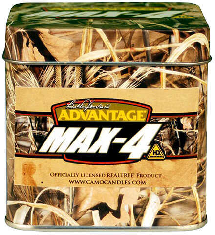 Camo Candles Realtree Max-4 - Frankenscense Slip Top Tin 3x3x3