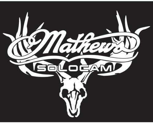 DWD Mathews Decal Skull White 11x7 in. Model: 70757