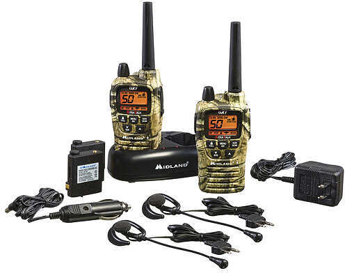 Midland GXT2050Vp4 2 Way Radio W/Ear/Mic/Batteries & Charger 50Chl, 36Mile 2/Pk.