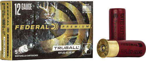 Federal Premium Vital-Shok TruBall Load 12 Gauge 2.75 in. 1 oz. Slug 5 rd. Model: PB127 RS