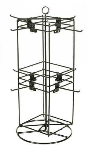 Ridge Counter Revolving Rack 8 Pegs Model: RG8-black