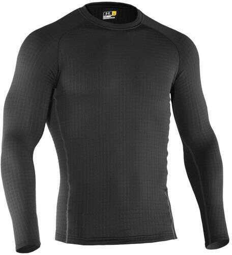 Under Armour Base 4.0 Crew Black Medium Model: 1239730-001-MD