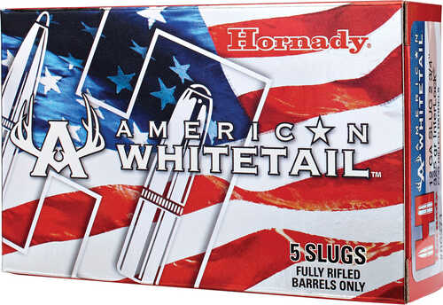 Hornady American Whitetail InterLock Load 12 Gauge 2.75 in. 325 gr. Slug 5 rd. Model: 86271