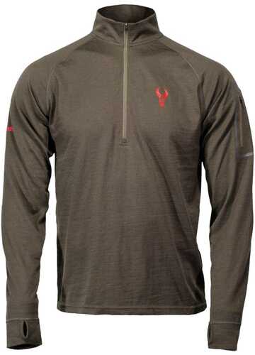 Badlands Ovis 1/4 Zip Crew Stone Large Model: 21-13500